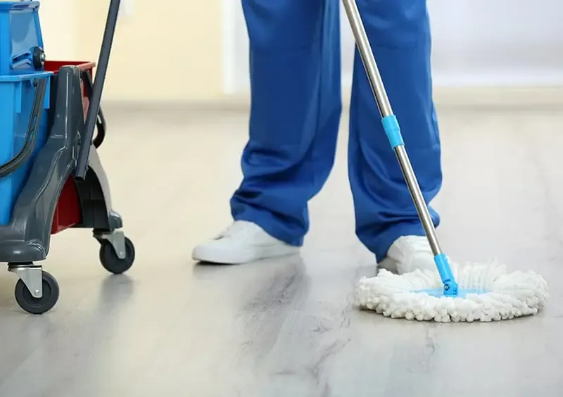 A clean and well-maintained office space