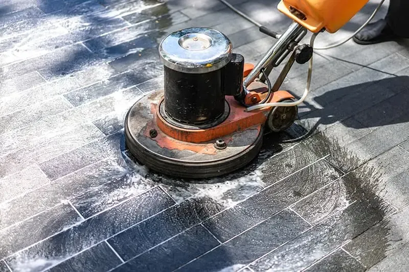 Detailed interior cleaning after construction work